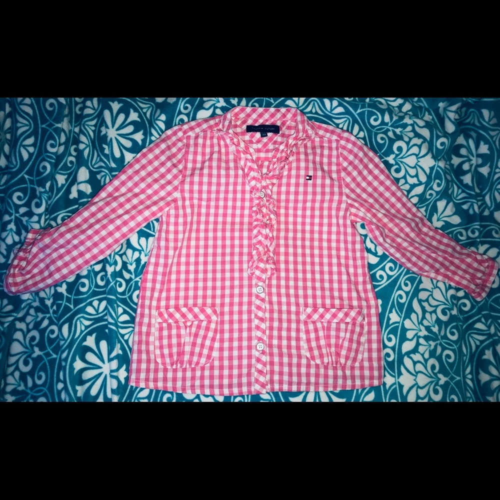 Tommy Hilfiger checkered blouse - SZ 104